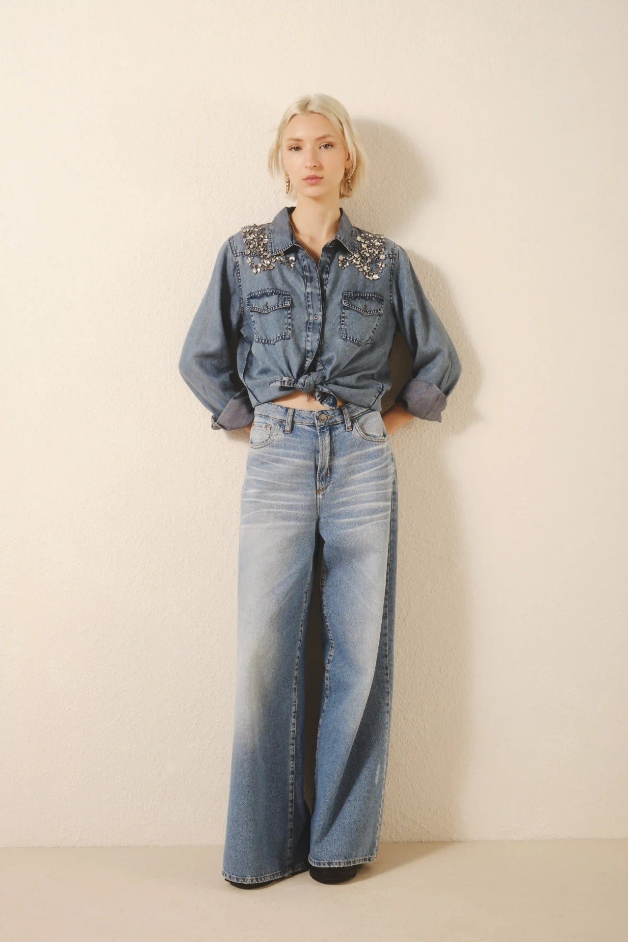 JEAN OXFORD VINTAGE BLUE NEW