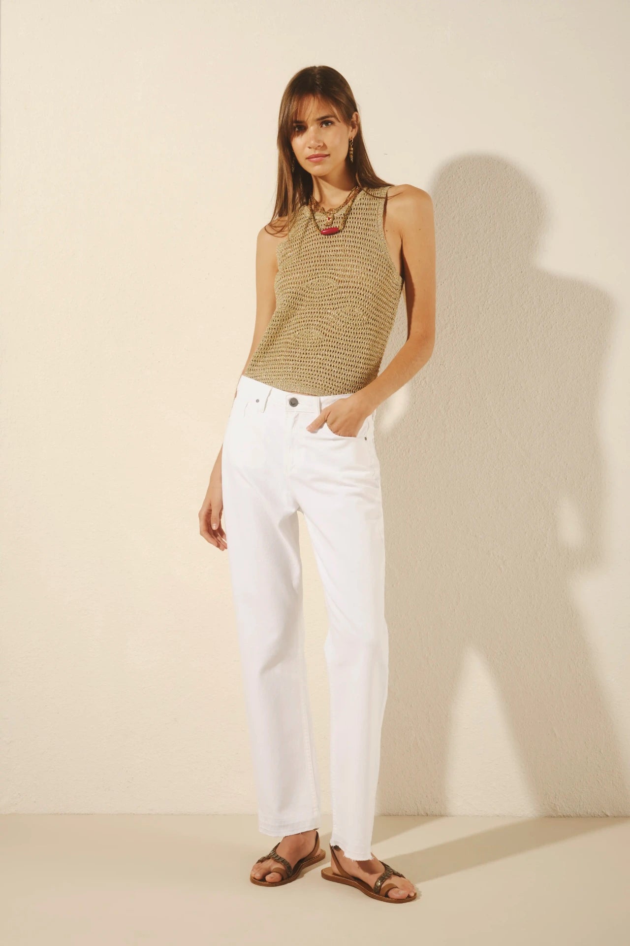 JEAN JOE WHITE TWIRL