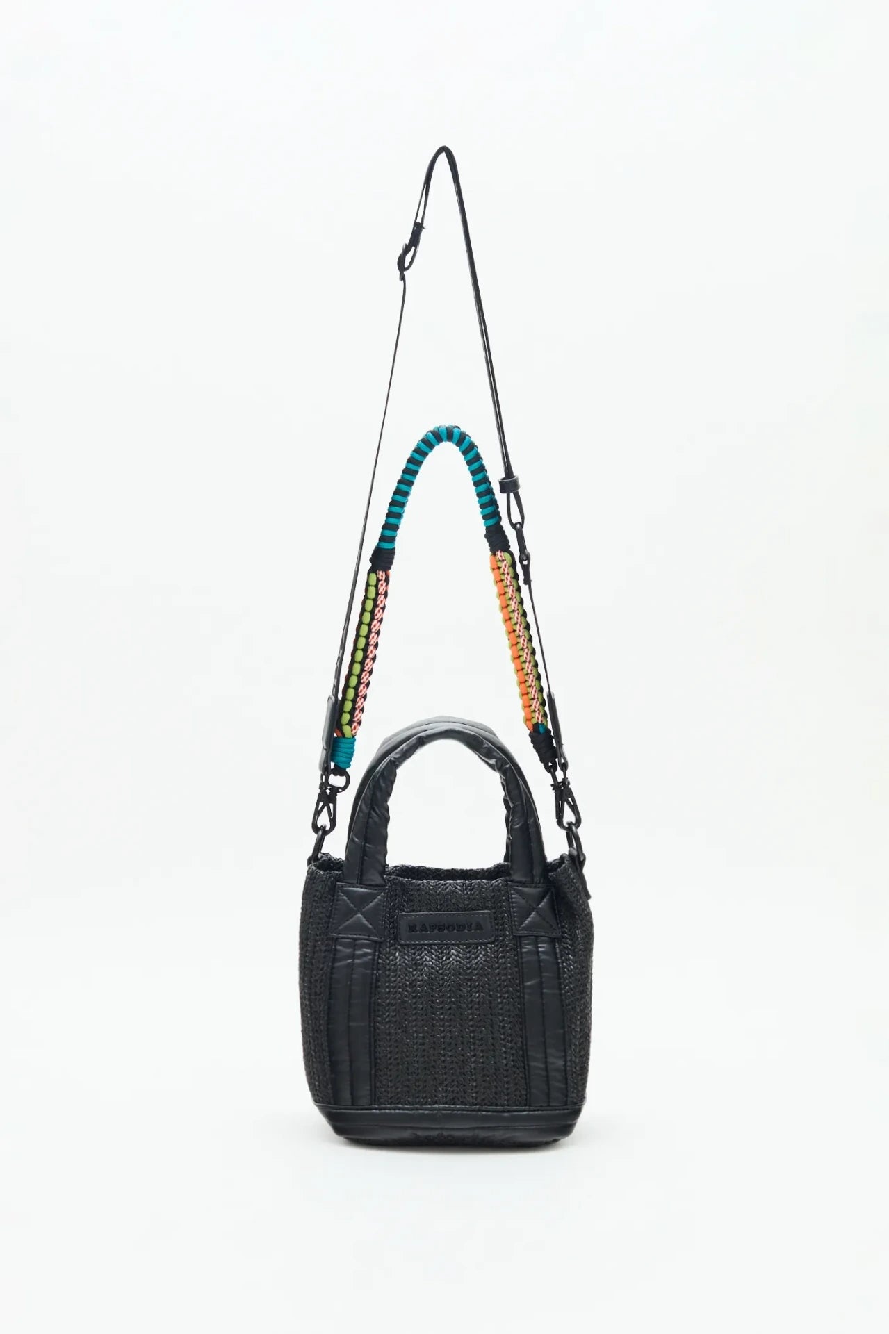 CARTERA TOTE MINI RAFIA